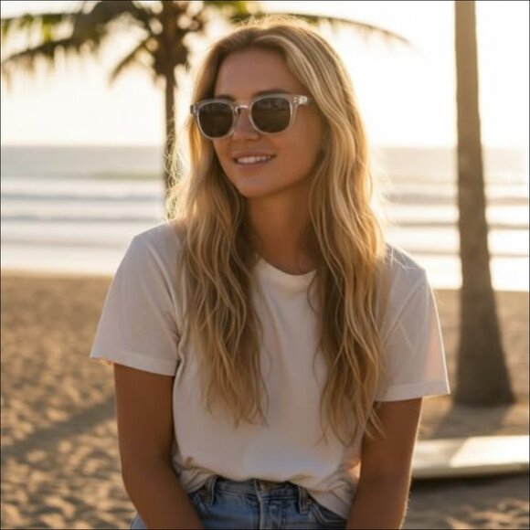 Retro Square Sunglasses, UV400 Protection, Polarized Lenses main image 5